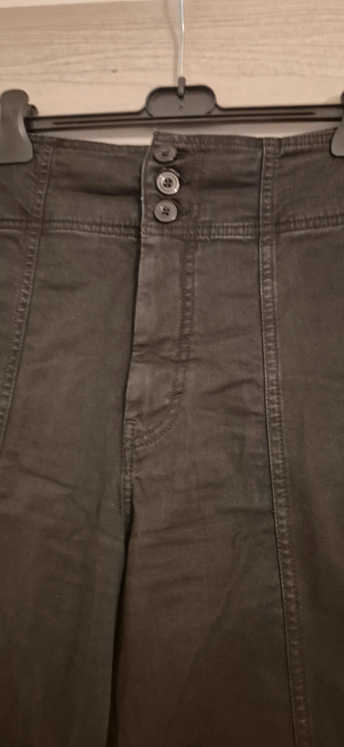 Pilcro high-waisted black trousers, photo 3