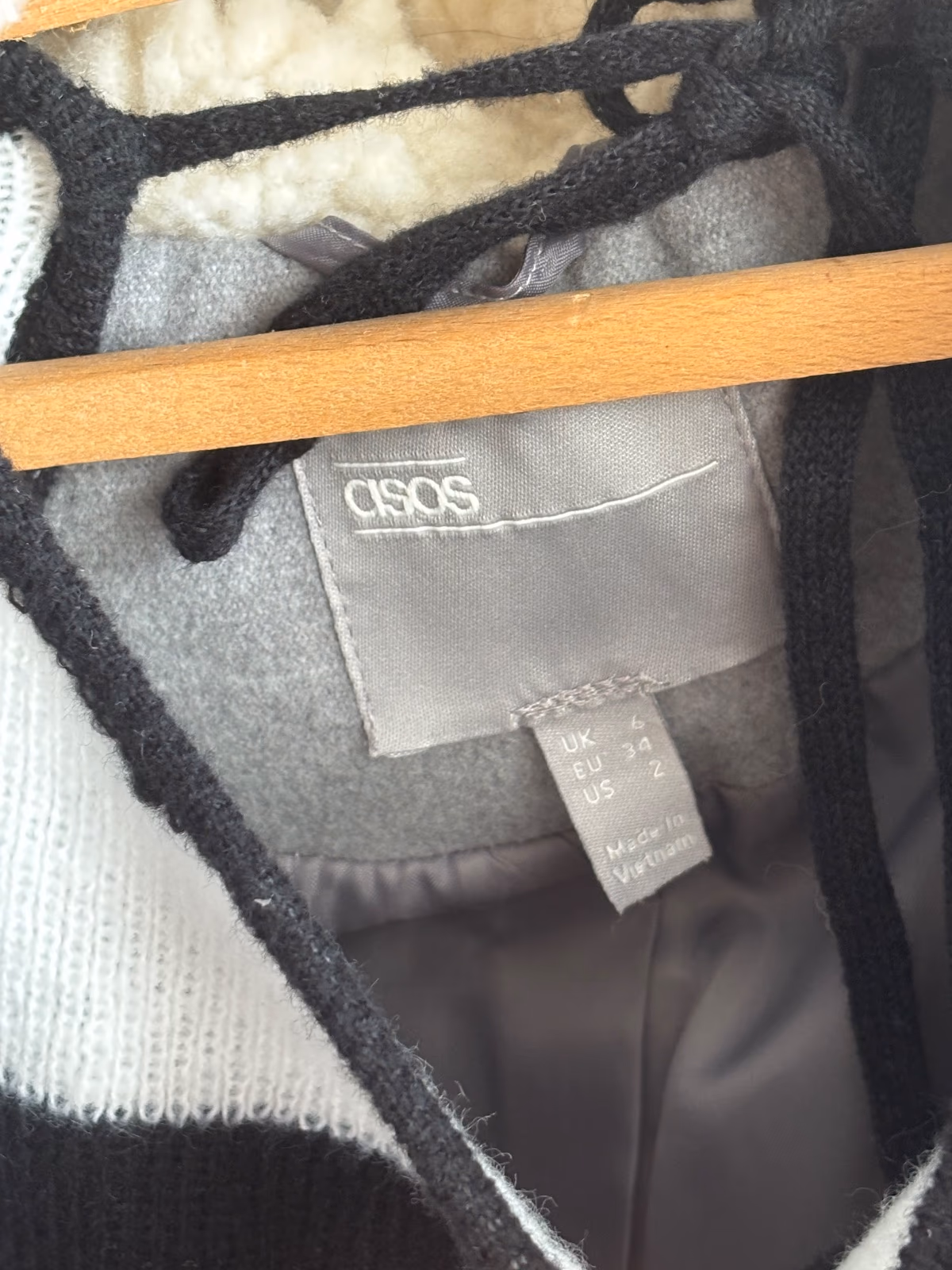 ASOS Grey Toggle Duffle Coat, photo 2