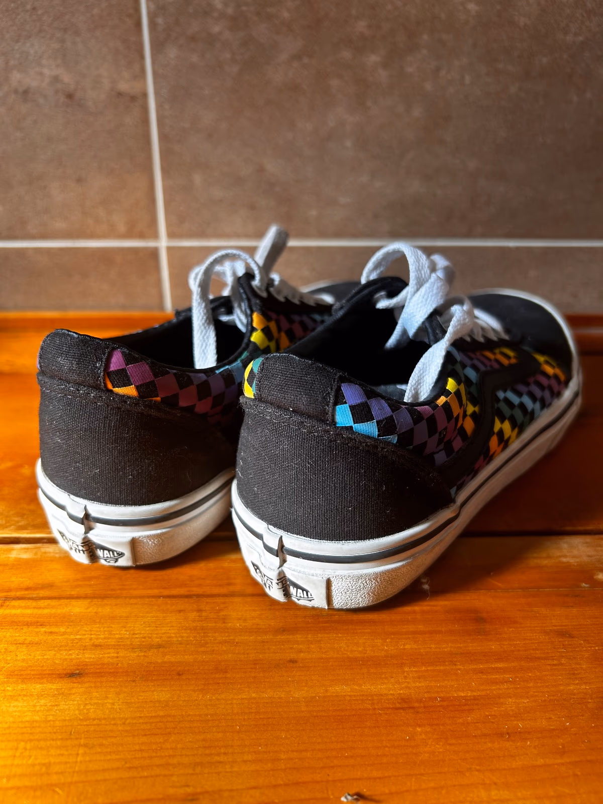Vans Checkered Rainbow Trainers, photo 2
