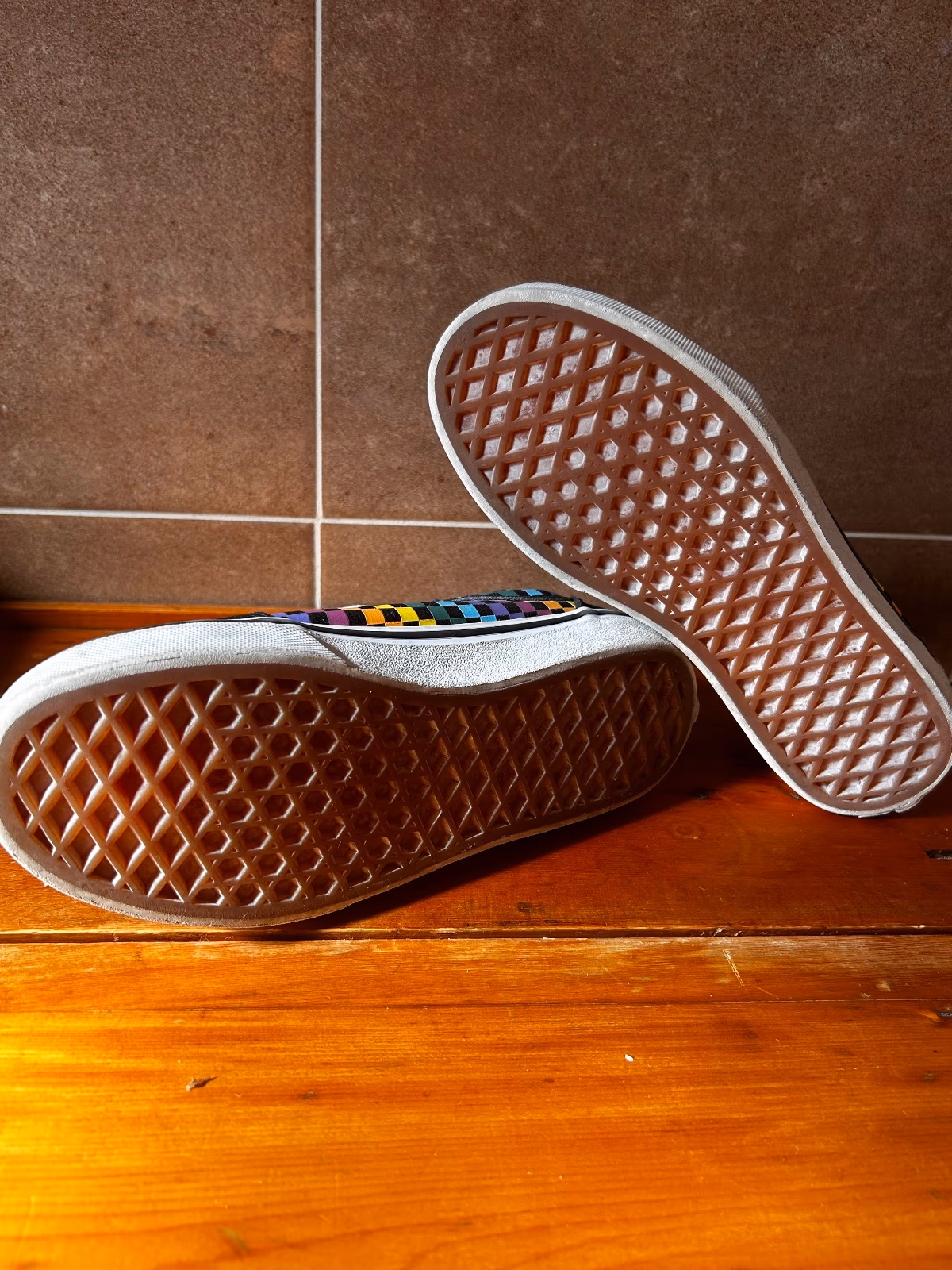 Vans Checkered Rainbow Trainers, photo 3