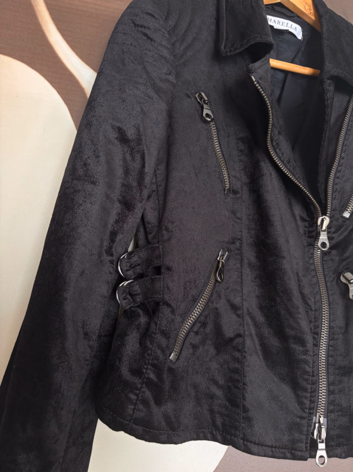 Marella black zip jacket, photo 5