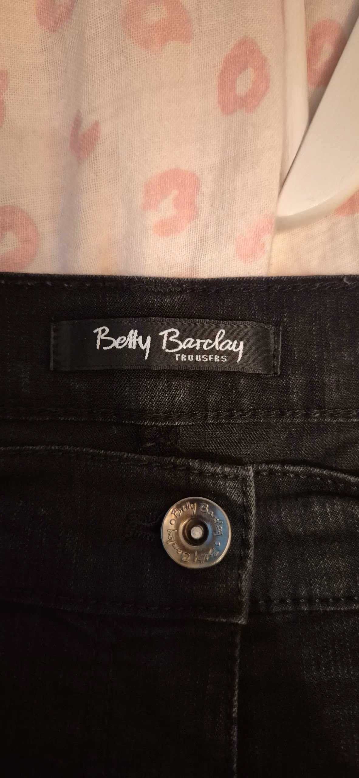 Betty Barclay black denim trousers, photo 5
