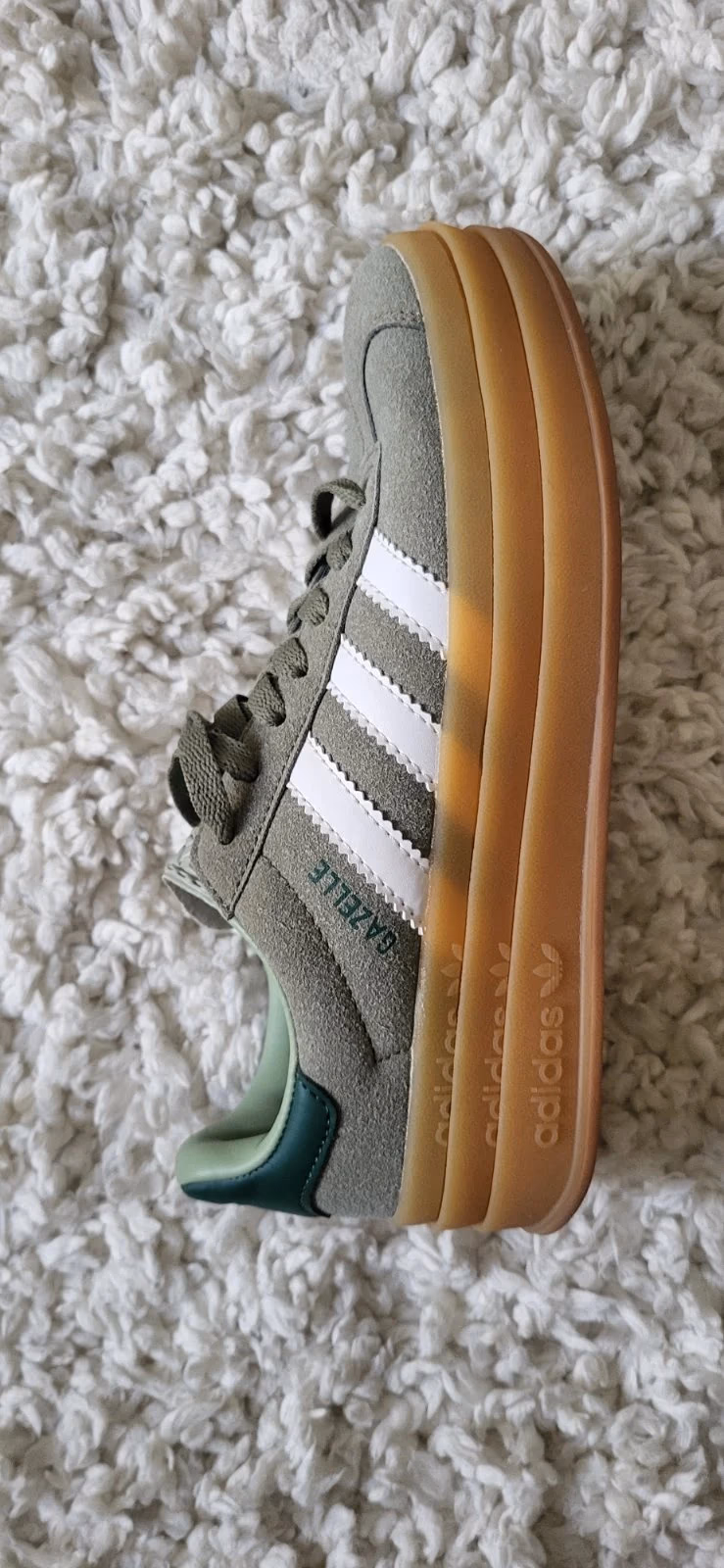 Adidas Gazelle Bold Olive Sneakers, photo 4