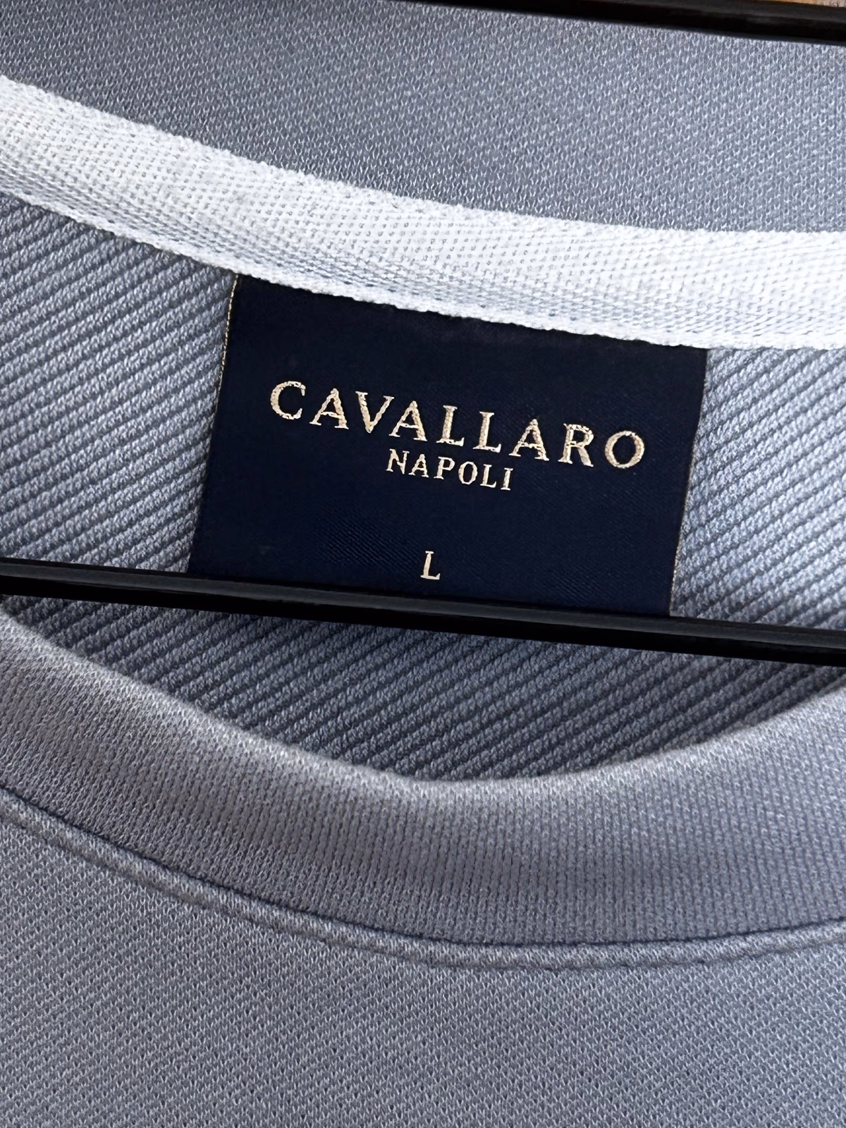 Cavallaro Napoli Grey Logo Sweatshirt, photo 8