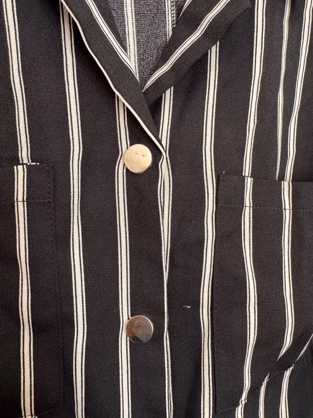 Amy Lynn striped tie-front shirt, photo 4