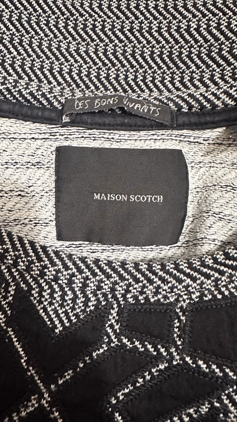 Maison Scotch Geometric Knit Sweater, photo 5