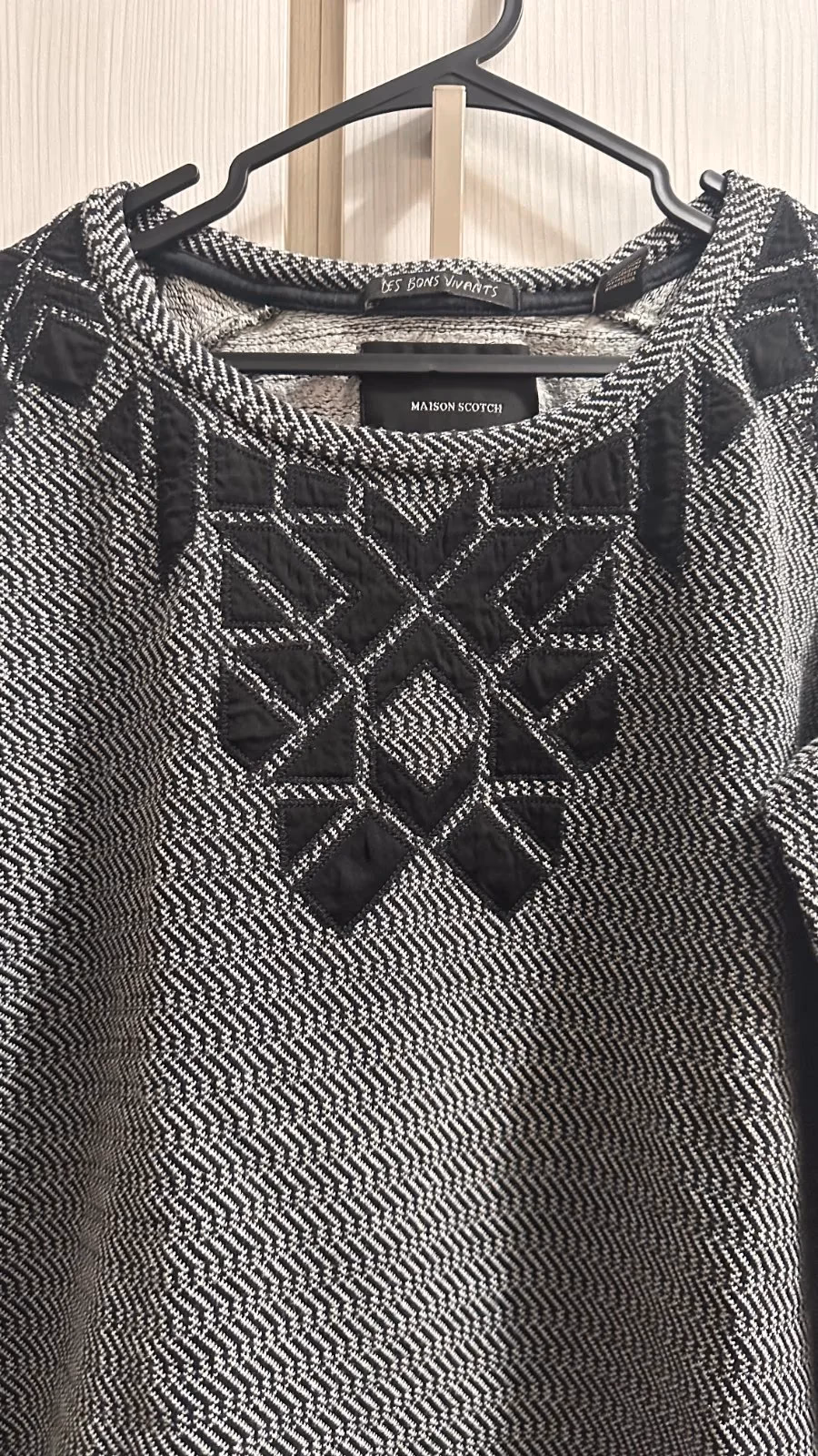 Maison Scotch Geometric Knit Sweater, photo 3