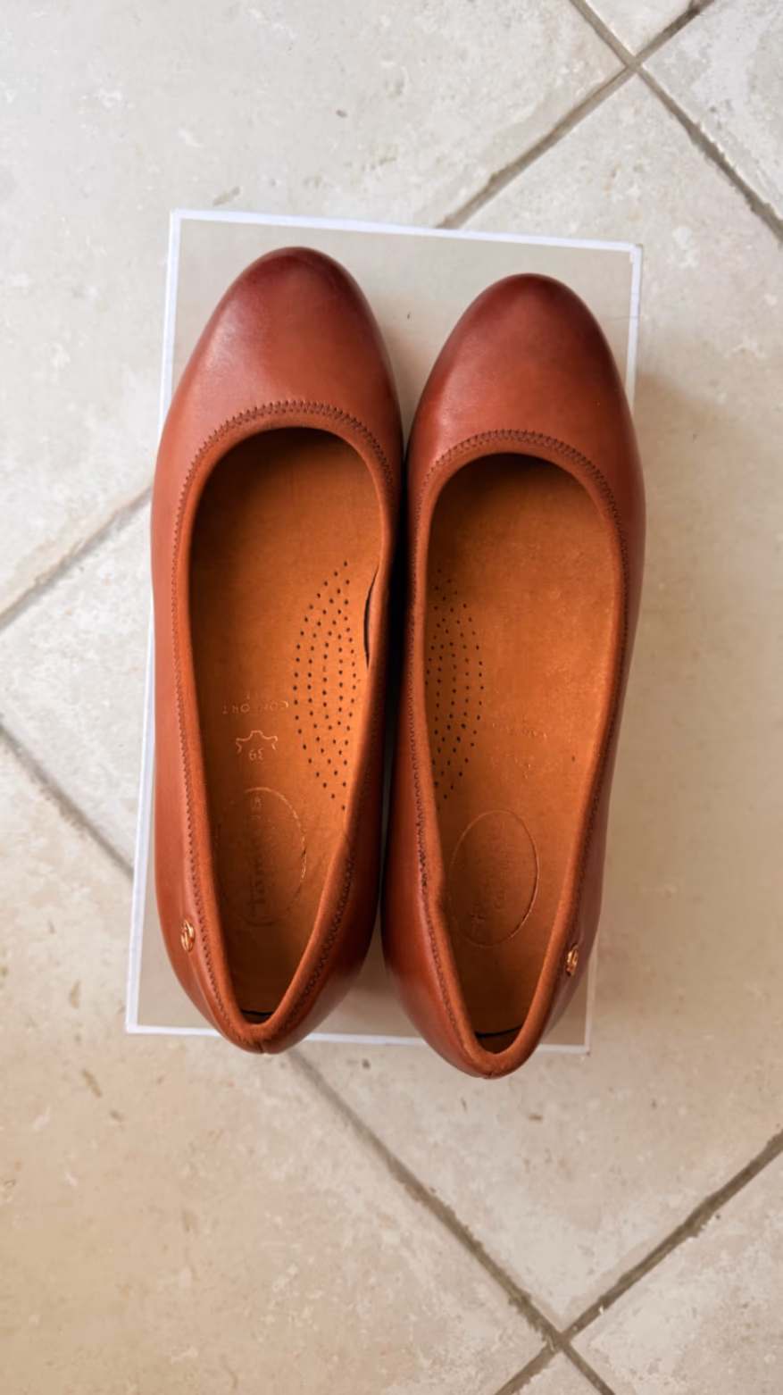 Tamaris Brown Leather Pumps for Wide Fit, photo 2