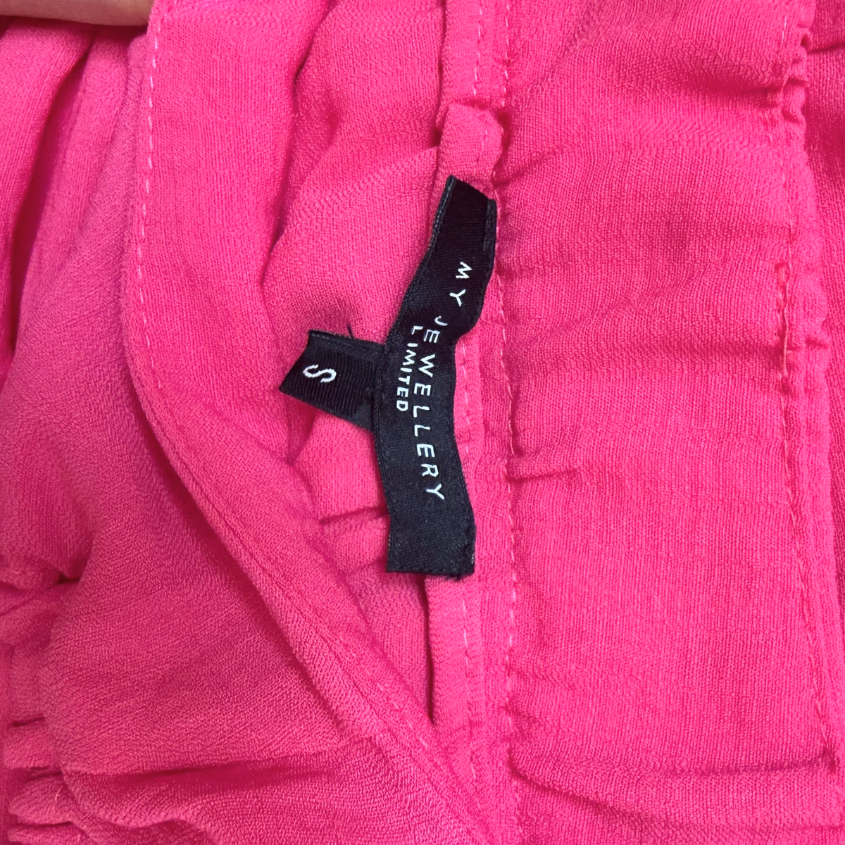 Pink Gathered Detail Midi Skirt, photo 3