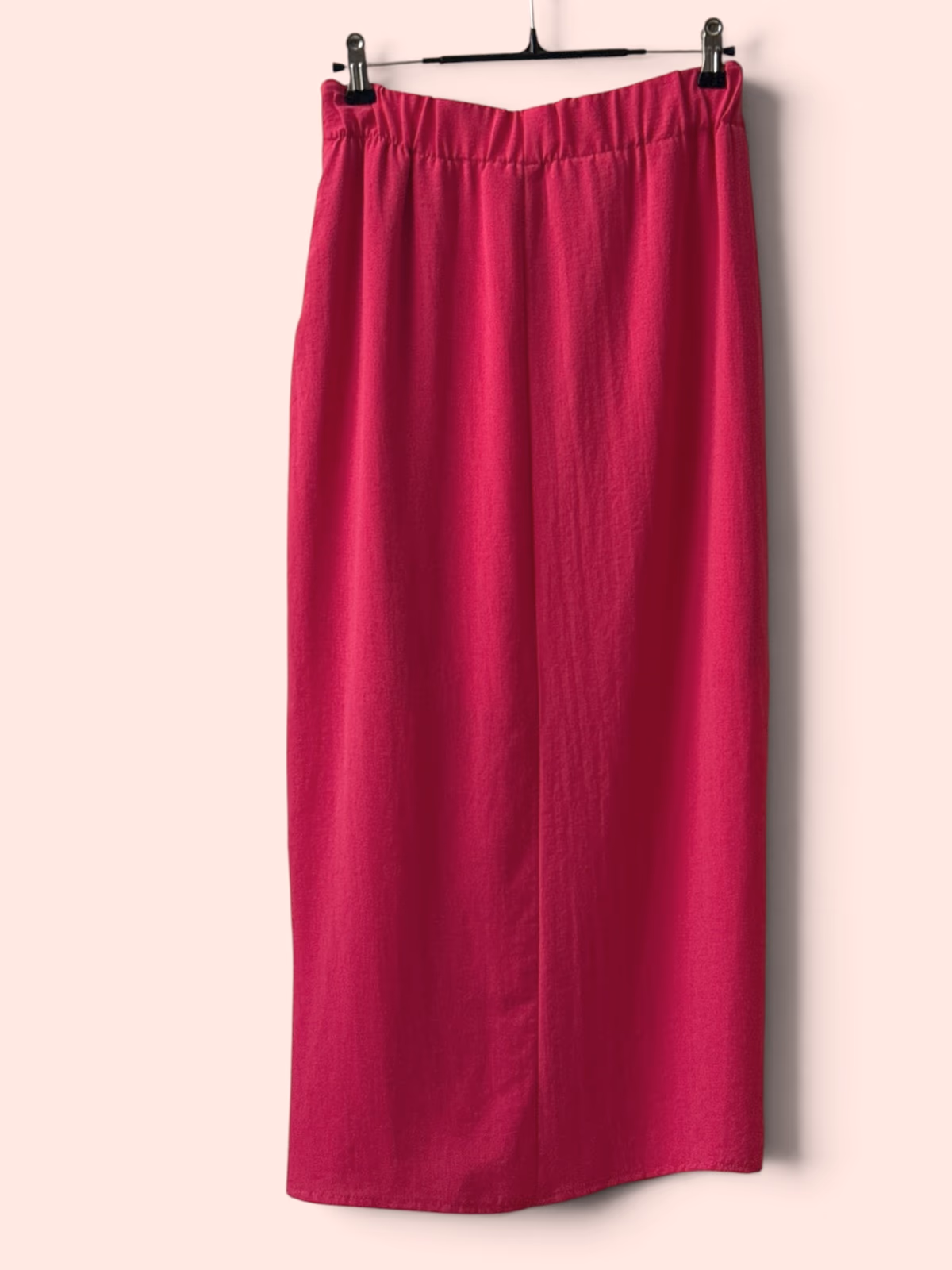 Pink Gathered Detail Midi Skirt, photo 2