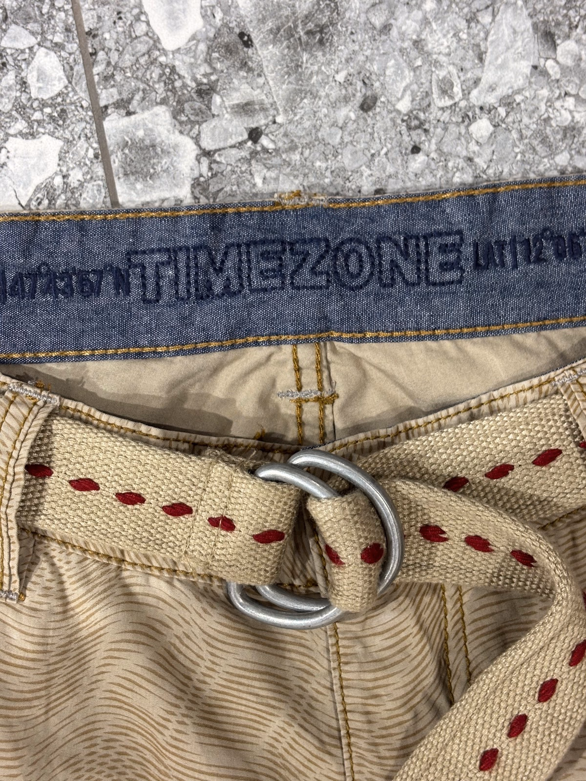 Timezone patterned cargo cropped trousers, photo 7