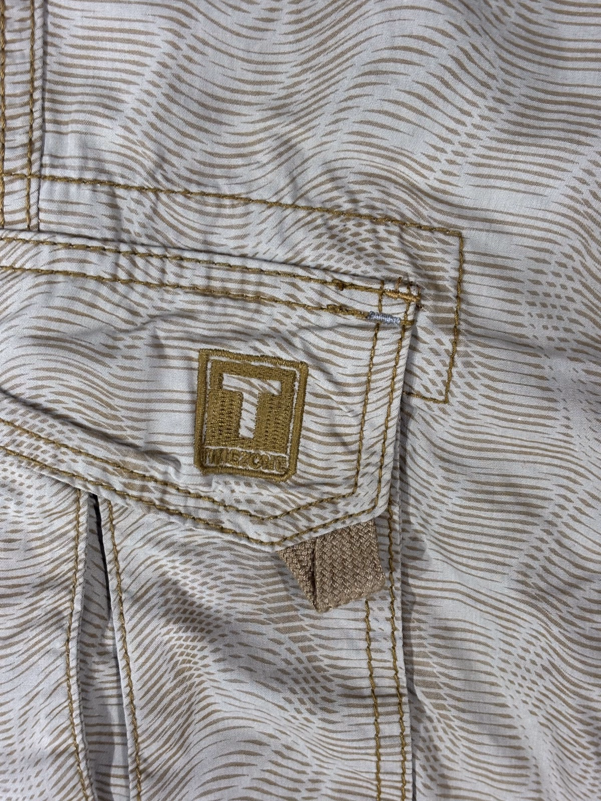 Timezone patterned cargo cropped trousers, photo 6