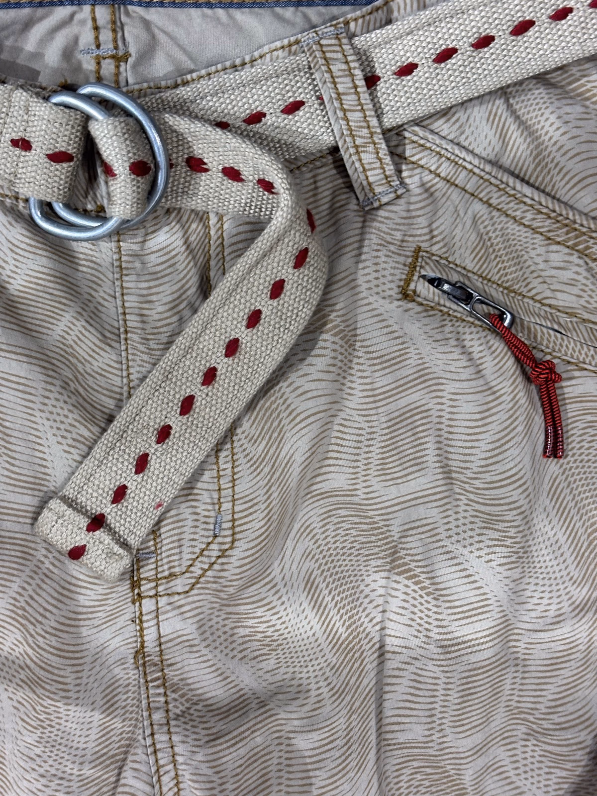 Timezone patterned cargo cropped trousers, photo 3