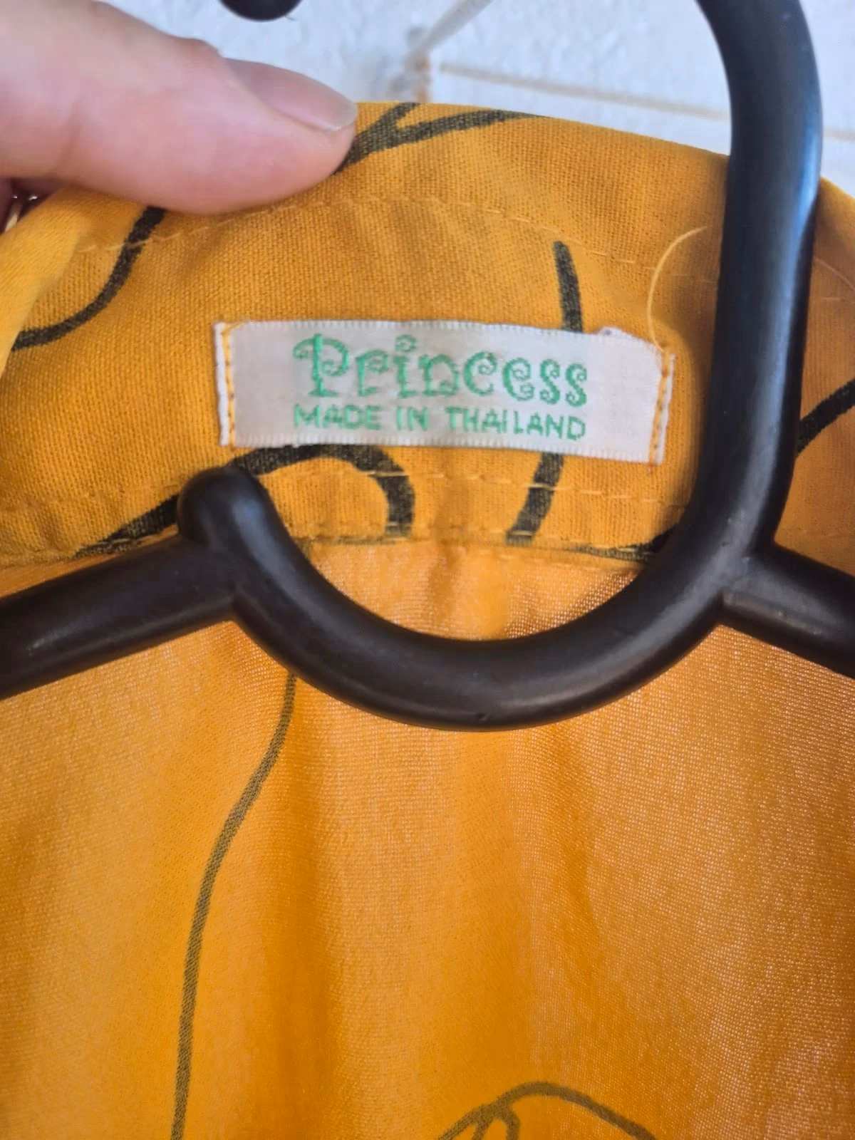 Mustard Abstract Print Shirt, photo 2
