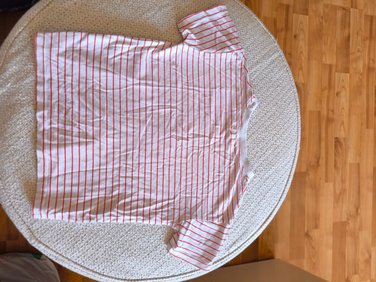 Striped surf graphic cotton tee, photo 2