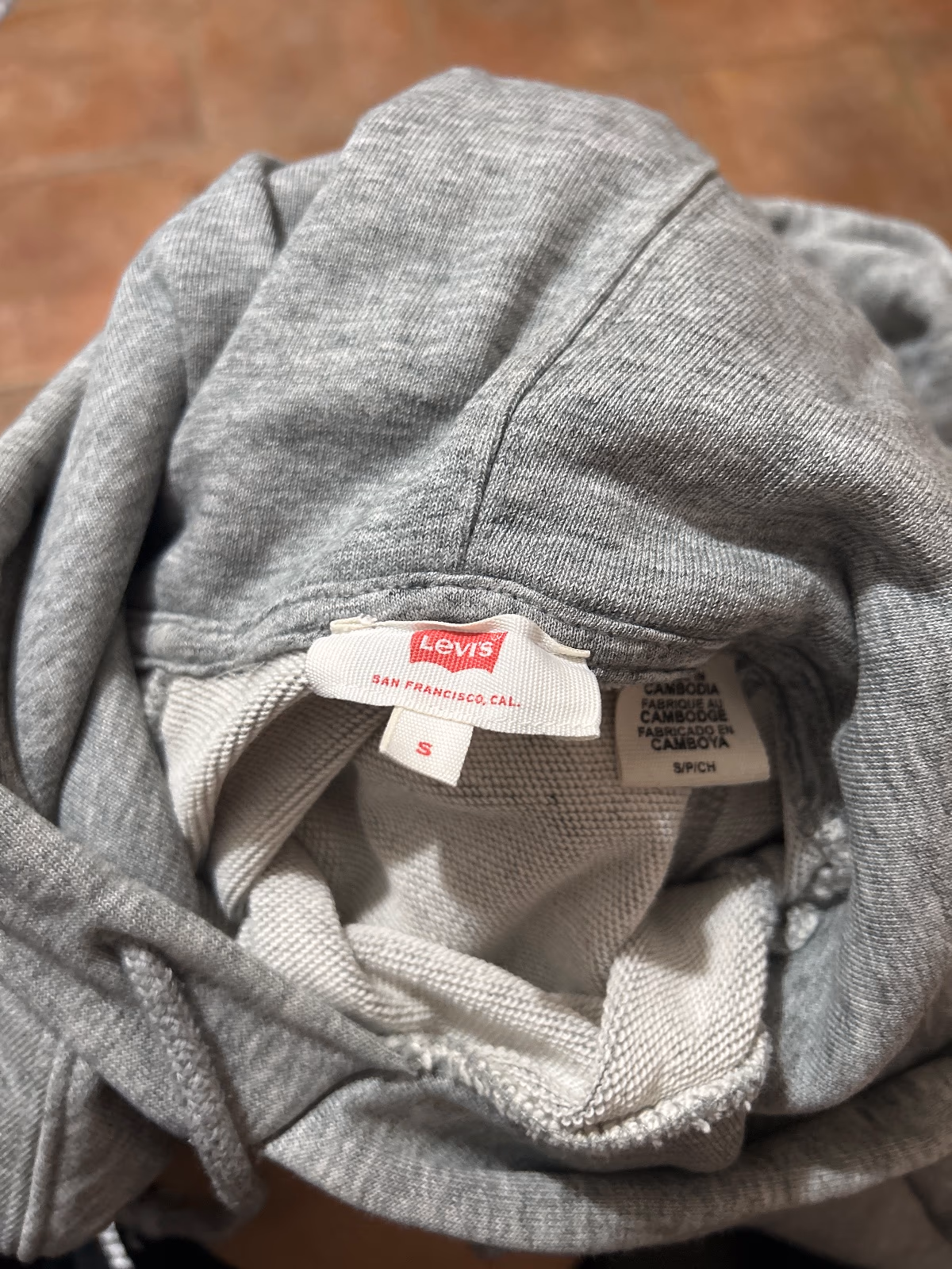 Levi's Grey Logo Hoodie, photo 3