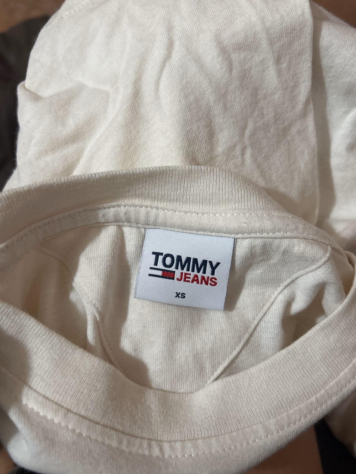Tommy Jeans white logo t-shirt, photo 3