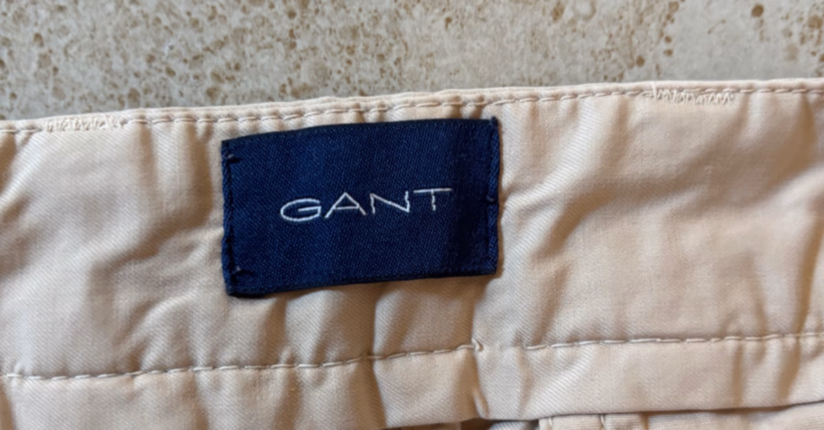 pantalones chinos de algodón de color beige, foto 3