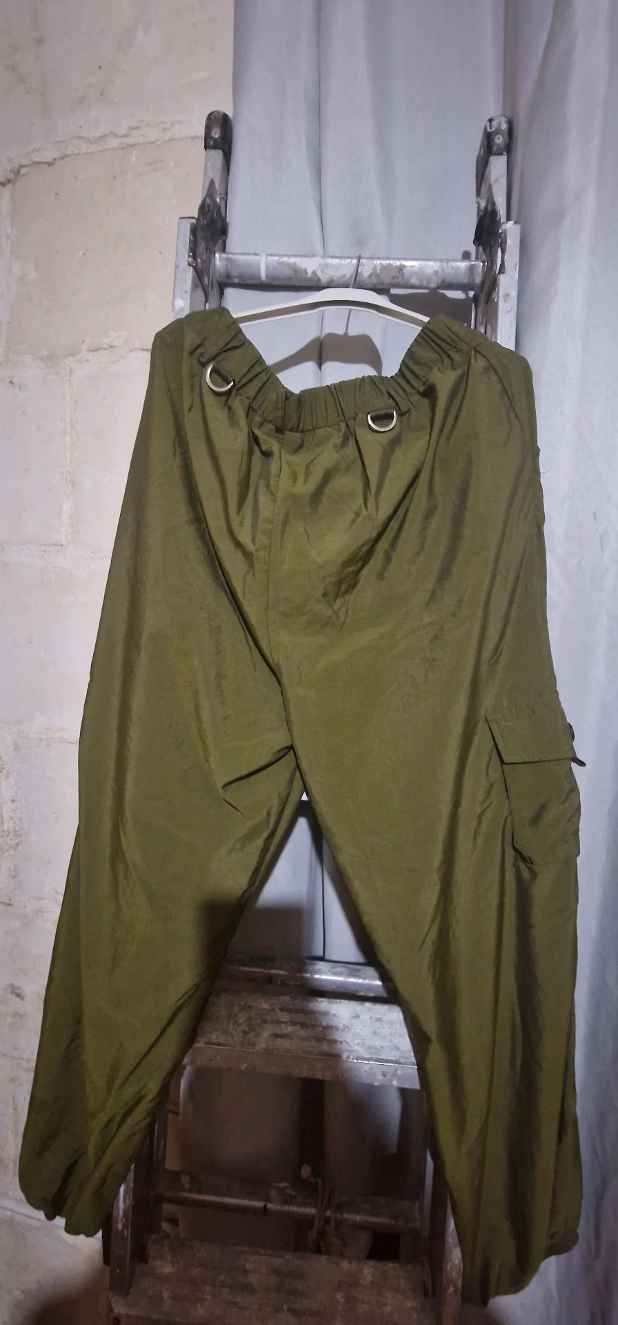 Khaki Green Cargo Trousers, photo 3